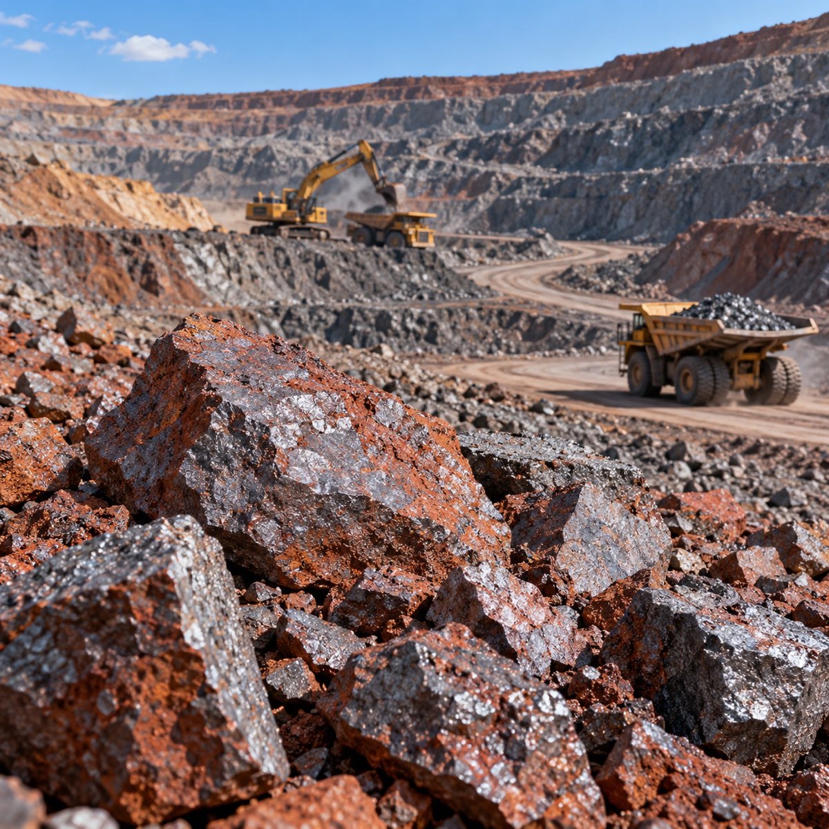 Mineral extraction site